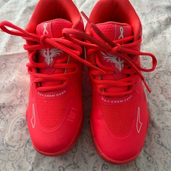 Puma Other - Puma, la melo ball breast cancer awPink Sneakers with Mesh Upper and Rubber Sole